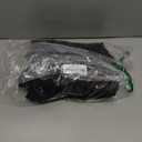 Kaximil Women's Square Neck Ruffle Hem Mini Dress Ruched Waist Long Sleeve Corset Short Party Dresses (Black), XL