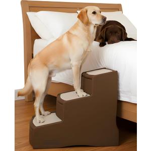 Pet Gear Easy Step III Extra Wide Pet Stairs, Coffee Bean