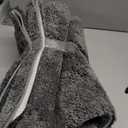 Walensee Bathroom Rug, Non Slip Bath Mat (16 x 24, Grey) Water Absorbent Soft Microfiber Shaggy Mat Machine Washable, Thick Plush Rugs for Shower