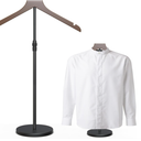 OLV Shirt Display Stand, 1834 Inch Adjustable Mannequin Stand for Vendors, Mannequin Torso Valet Stand for Shop, Dress Form Steamer Stand for Clothes, Jacket Coat Hanger Stand, Brown