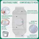 3 x Ostomy Support Belt Adjustable Stoma Support Belt Ileostomy Colostomy Belt Provides Protection And Comfort For Ostomy Bag Suitable for All Ostomy Bag (Grey M 32-36 in)