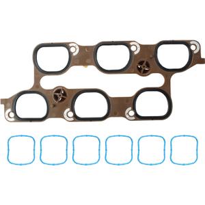 AUTOKAY Cylinder Intake Manifold Upper Lower Gasket Set Fits for Buick for Chevy 12673301