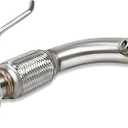 JY PERFORMANCE Front Flex Pipe Compatible With 20032007 2.4L Honda Accord Stainless Steel