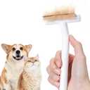 aumuca Pet Deshedding Tools for Short Haired Cats & Dogs, Dematting Deshedding Brush Cats Shedding Tool, Dog Undercoat Brush, Gently and Effectively Remove Loose Hair, Highly Deshedder Grooming Combs