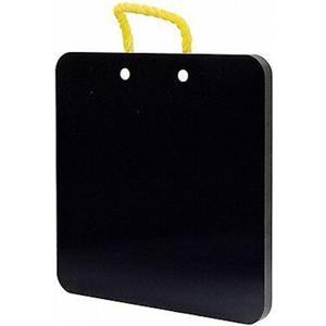 Buyers Products OP24X24P HDPE Poly Outrigger Pad 24x24x1 Inch, Heavy Duty Jack Pad for Utility Trucks, Cranes, RV Accessories, Lightweight Non Slip Pad with Rope Handle for Trailers & Campers