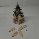 Kurt S. Adler 11-Inch Battery-Operated Musical LED Christmas Tree Windmill Scene Table Piece