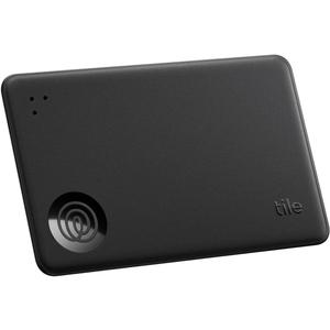 Tile by Life360 Slim - Wallet Finder, Bluetooth Tracker and Item Locator for Luggage Tags, Passports and More. Both iOS and Android Compatible. Phone Finder. 1-Pack (Black)