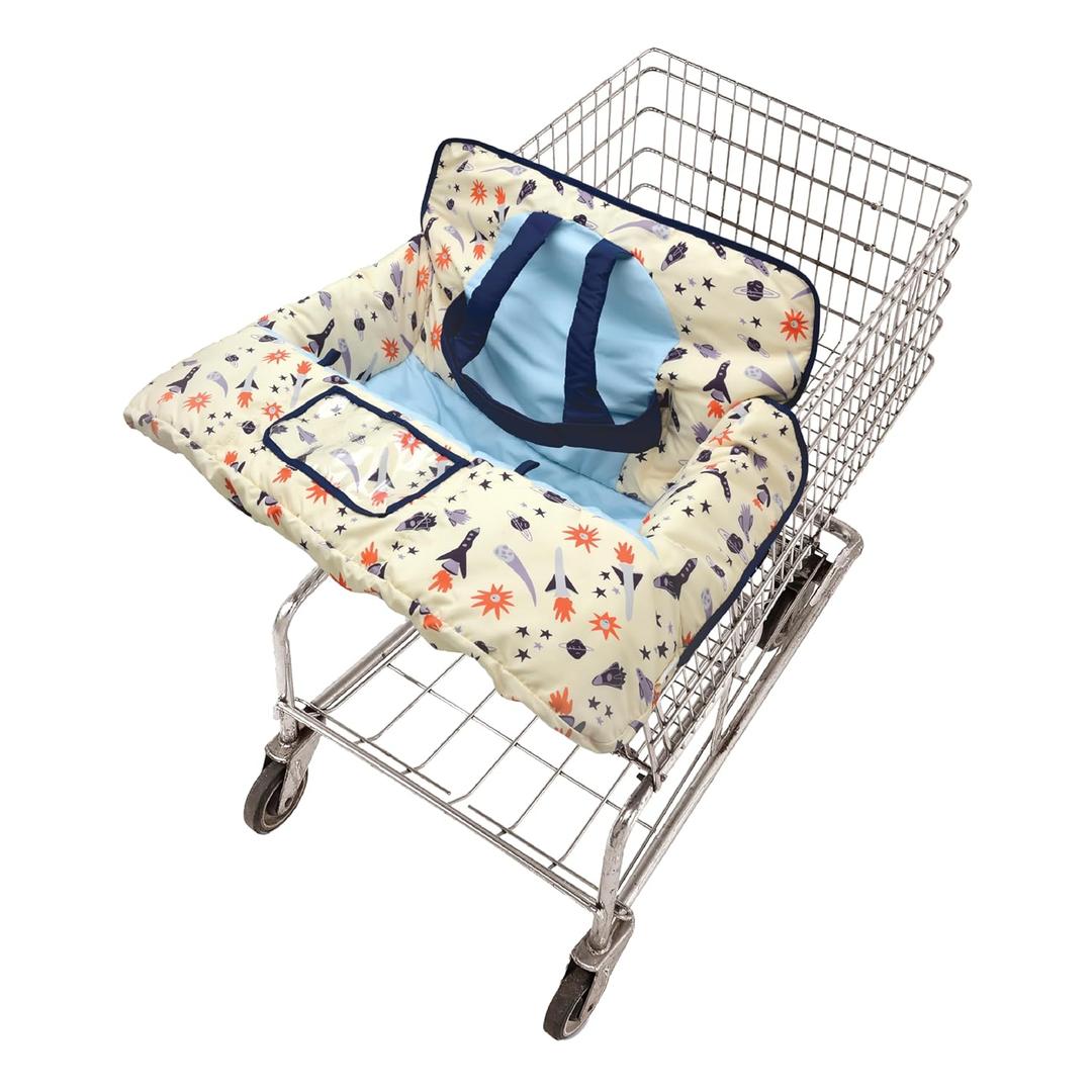 GoldBug Baby and Toddler Shopping Cart Cover & High Chair Cover - Space Explorer