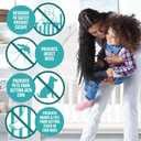 KinderSense - Premium Baby Safety Crib Tent - Toddler Crib Topper to Keep Baby from Climbing Out - See Through Mesh Crib Net - Mosquito Net - Pop-Up Crib Tent Canopy to Keep Infant in