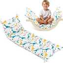 Montessori Arch Cushion for Pikler Climbing Set, Soft and Cute Bed Floor Lounger Mat, Cushion for Climbing Arch (White)