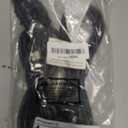 Elecan 3-Prong Replacement Power Cord 10 Ft/2 Pack, Heatproof Flexible Durable AC Device Power Cable for Appliance, Computer, TV, Monitor, Printer, ETL Listed 18AWG 125V 10A, with Ties