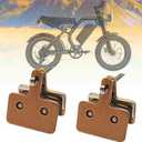 2PCS Sintered E-Bike Brake Pads for Hikeep K6 V1(K6-G/K6-L/K6-T) and Hikeep Coco, Rear Front Disc Brake Pads, Electric Dirt Bike Accessories Replacement Parts for Hikeep