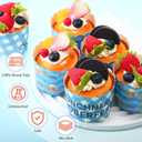 Vesici 200 Pcs Oktoberfest Ice Cream Cups Bulk 6 oz Disposable Dessert Paper Bowls Oktoberfest Muffin Cups for Beer Festival Bavarian Pretzel and Treats Snack Holder