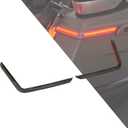 HDBUBALUS Motorcycle LED Saddlebag Lights OEM Reflectors Sequential Turn Signal Light Fit for Harley Touring Stree Glide Electra Glide FLTRX 2024-2025 CVO 2023 (Smoke Lens)