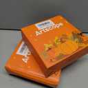 2 x Artscope Fall Decorative Throw Pillow Covers 20x20 Inch Set of 4, Happy Fall Pumpkin Truck Thankful Grateful Blessed Outdoor Farmhouse Pillow Cases for Home Sofa Couch-Orange Beige