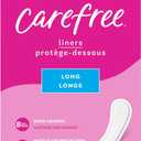 Carefree Panty Liners for Women Long, Unwrapped, Unscented, 92ct