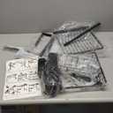 Over The Sink Dish Drying Rack (Expandable Height and Length) Snap-On Design 2 Tier Large Dish Rack (23" - 34" L x 11" W x 19" - 21.5" H)
