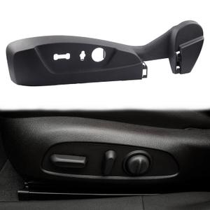 Dasbecan Left Driver Side Seat Switch Bezel Trim Panel Compatible with Chevrolet Malibu 2013 2014 2015 2016 Replaces 22753131(Black) Seat Adjuster Switch Bezel Cover