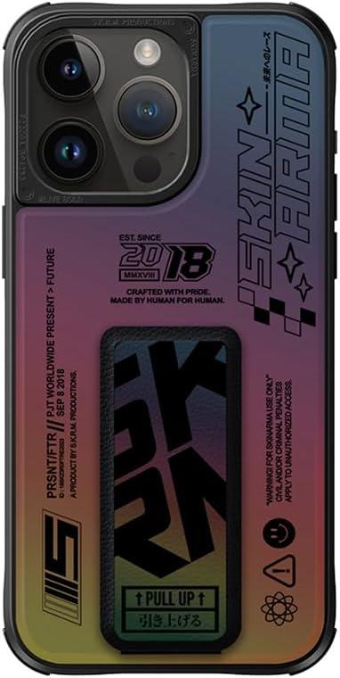 Skinarma SKRM Phone Case Compatible with iPhone 15 Pro, KIRA KOBAI Mag-Charge (Hologram)