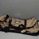 BAGSMART 83L Foldable Travel Bag, Large Duffle Bag for Travel, Weekender Duffel Luggage Bag for Sport College Camping, Water Resistant, Brown