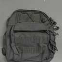 Viriber Tactical Backpack, Waterproof Military Cross-body Molle Sling Shoulder Backpack Chest Bag for Outdoor Every Day Carry gray