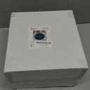 bUCLA 100PCS Green Plastic Plates - Heavy Duty Green Disposable with Gold Rim Include 50 Dinner 10 inch & 50 Dessert 7 inch Plates, Ideal for Party & Christmas