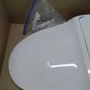 SmartBidet SB-1000 Smart Bidet Electric Bidet Toilet Seat with Heated Seat, Warm Water, Air Dryer Remote Control, Round