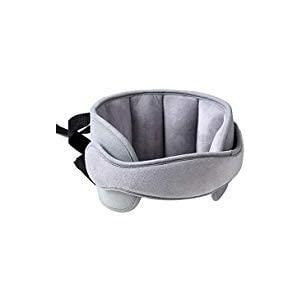 Car Head Support Toddle Car Neck Relief Baby Child Car Seat Adjustable Head and Neck Support Band - A Comfortable Sleep Solution, Gray (Grey)