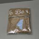 Joymee Blue Baby Shower Decorations for Boy Welcome Home Baby Boy with Burlap Sweet Baby Boy Banner, Dusty Blue and Gold Balloon, Rustic Pennant Banner Flags, Mom to Be Sash Dad to Be Pin for Gender Reveal Party Supplies