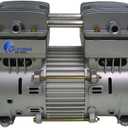 California Air Tools MP100LF 1.0HP Ultra Quiet and Oil-Free Air Compressor Motor (Silver)