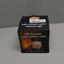 Northern Lights Ocean Wave Projector Light, Galaxy Light Projector, 16 Colors Gradual Rotating Flame Water Ripple Ambient Night Light Non-Wood for Bedroom, Room Decor, Kids Room (RC)