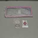 Pink Bling Rhinestone License Plate Frame 2 Packs Sparkly License Plate Holder Glitter Bedazzled Crystal Car License Plate Frame