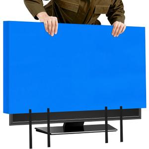 TV Cover for Moving, Coldairsoap 75" Flat Screens Dust & Anti-Scratch Screen Protector Cover Fit 70"-75" TV with Bottom Strap for Moving, Home Painting, House Renovation