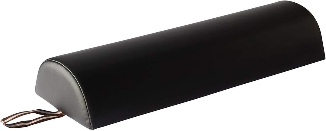 Master Massage 6" Half Round Bolster - Black