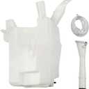 28910-ZN50A 28910JA000 Windshield Washer Fluid Reservoir Tank Fit for Nissan Altima 2007-2013 | Maxima 2009-2014 w/(Washer Pump Motor+Filler Neck Inlet+Pipe Hose+Cap) 28910ZN50APFM NI1288145