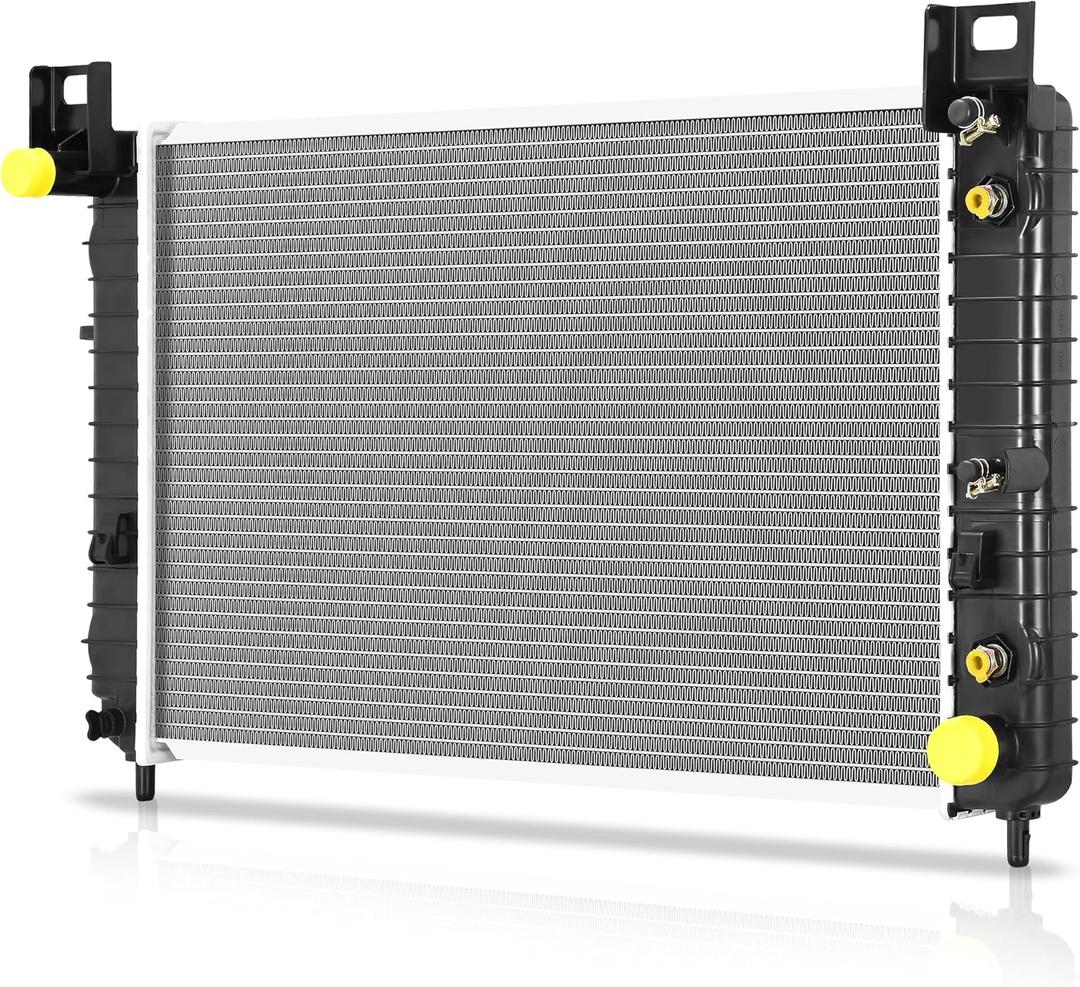 AUTOSAVER88 28'' Core Radiator Compatible with Chevy Silverado Sierra Suburban Tahoe GMC Yukon 4.3L 4.8L 5.3L 6.0L V6 V8 W/TOC W/T EOC