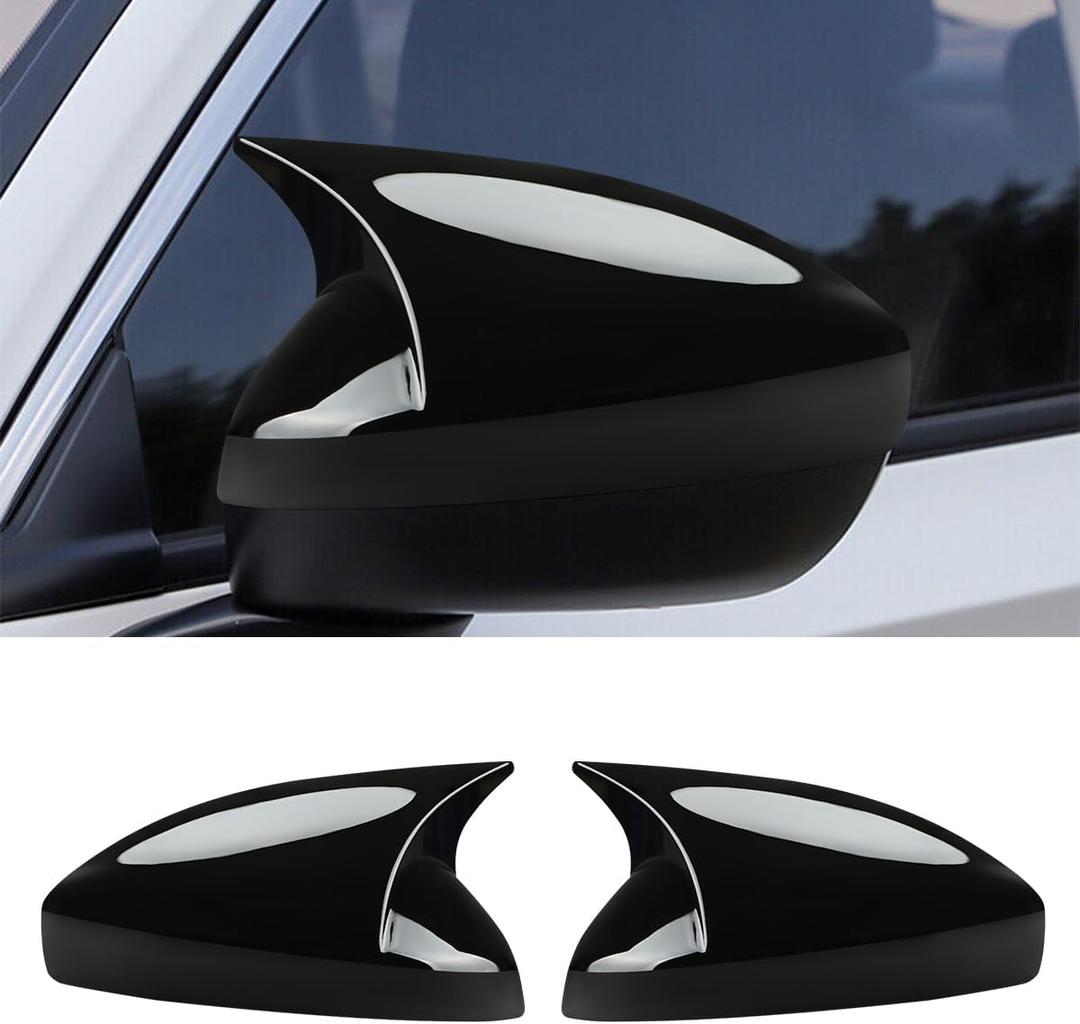 Rear Side Mirror Cover Protector Compatible for Honda Civic 2022 2023 2024 2025 2026 W/O Light Rearview Mirror Cover for 11th Gen Civic Accessories Exterior Decoration