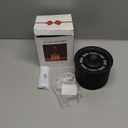 BOHOFAM Aroma Essential Oil Diffuser 360 ML,Volcano and Flame Diffuser/Humidifier,give1.76 oz Hotel Collection Essential Oils,Blue/red Light Selection,Diffusers for Home,Large Room(Black Cracks)