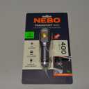 NEBO TRANSPORT 400 2-In-1 Car Charger & Flashlight | 400 Lumens, 6 Light Modes, Compact LED Light, Magnetic Pocket Clip, Waterproof, Emergency Glass Breaker, 12V DC or USB-C Rechargeable