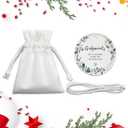 Ornaments Gifts for Godparents 2025,Thank You for Being Mine Gift for Parents in Law,Gifts from Godchild,Round Ceramic Ornament Keepsake,Double-Sided Printing with Ribbon and Gift Box(2.9") (Godpanents-dark Green)