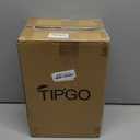 TIPGO Bathroom Trash Can with Lid, 10 Liter/ 2.6 Gallon Slim Garbage Can, Small Trash Bin Waste Basket with Pop-Up Lid for Kitchen, Bedroom, Living Room, Office (Black)