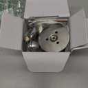 Door Stoppers Magnetic Door Catch - 2 Pack Stainless Steel Heavy Duty Door Holder Stops for Bottom Top of Door - Wall Floor Mounting No Drill Strong Adhesive & Screws Strong Magnet Keep Door Open (Silver)