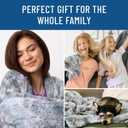 Everlasting Comfort Soft & Comfortable Arctic Blue Faux Fur Throw Blanket for Couch - (50"x65") Minky & Fluffy Fall Blankets & Throws, Plush Fuzzy Cover for Bed, Sofa & Living Room - Cozy Home Decor