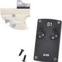 D1 Sight Mount Plate - G17 19 22 26 27 34 35 37 41 Mounting Plate for Mini Red Dot Sight, Pistol Handgun Mount Plate Base for Red dot Burris Sightmark Vortex Venom Tactical Hunting