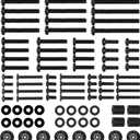 WALI Universal TV Mounting Hardware Kit Set Includes M4 M5 M6 M8 TV Screws and Spacer Fit Most TVs up to 80 inch (UVSP), Black