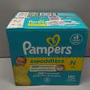 Pampers Baby Diapers - Swaddlers - Size 0, 140 Count, Ultra Absorbent Disposable Newborn Diaper