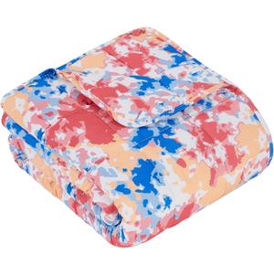 Topcee Weighted Blanket for Adults (20 lbs, 60" x 80") Queen Size Soft Cooling Heavy Blanket Sleeping, Apply to 190-210 lbs Body, Thick Breathable Blanket with Glass Bead, Easy Care (15-floral Print)