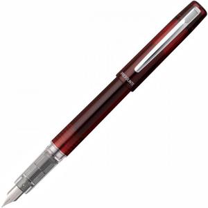 Platinum Prefounte Medium Fountain Pen - Crimson Red, Prefocrimsred