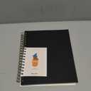 Anecdote Spiral Planner 2026 Weekly Monthly 8.5x10 Hardcover with Tabs Goal Setting Organizer - Black