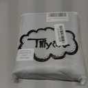 TILLYOU Waterproof Changing Pad Liners 6 Pack, 100% Cotton Reusable Cloth Diaper Liners, Gray